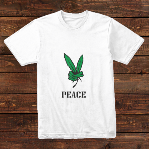 Peace Marijuana Design T-shirt